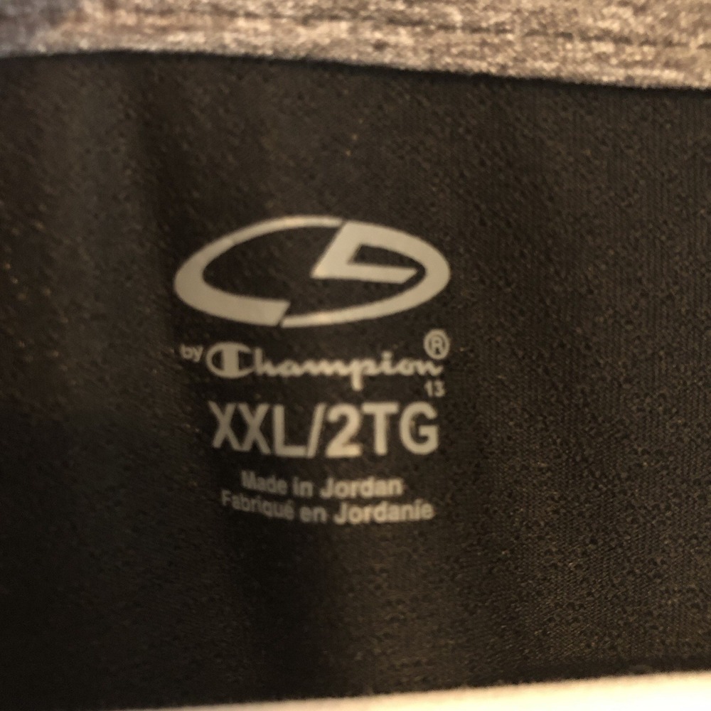 Champion Womens Shirt XXL Gray 1/4 Zip Pullover Long Sleeve Athletic Top - Picture 7 of 10
